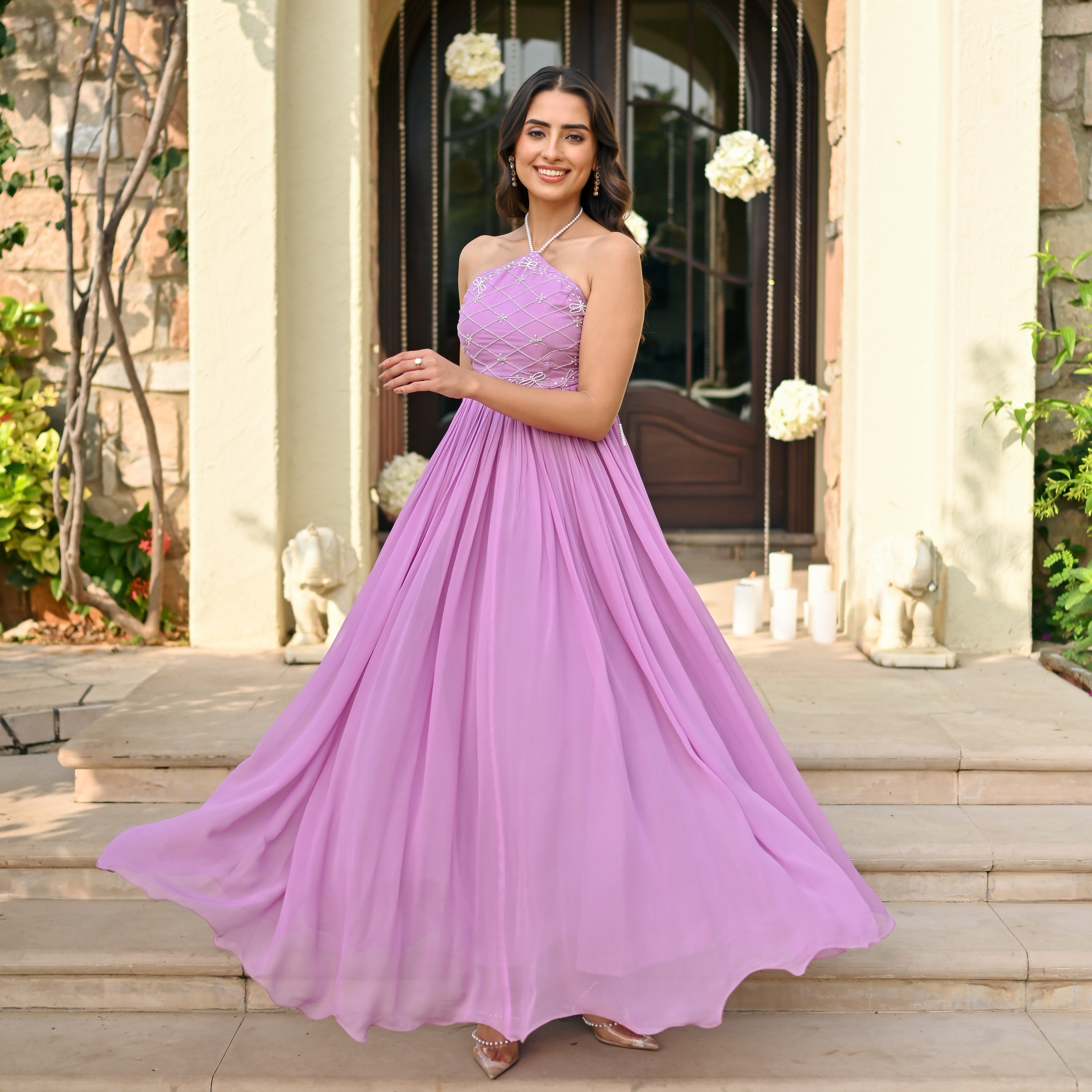 Violet clearance long dress